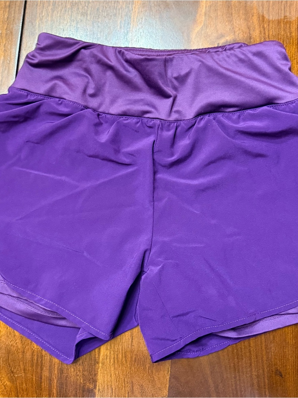 Women's Purple Athletic Shorts